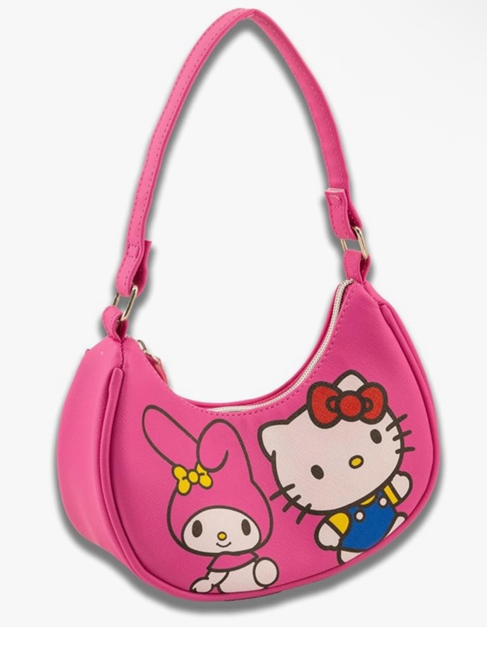 Sanrio Bright Pink Hello Kitty & My Melody Shoulder Bag